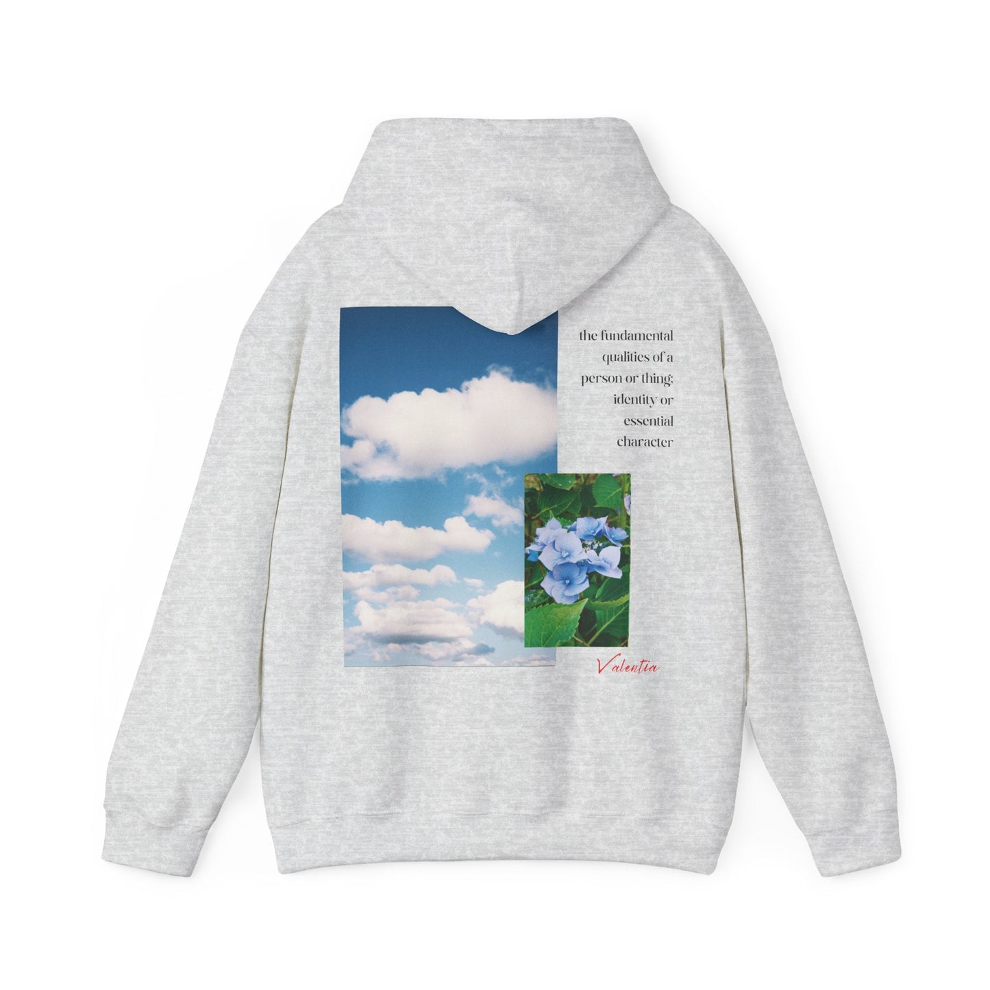 NATURA HOODIE (Grey) - ValentiaClothingMy StoreValentia