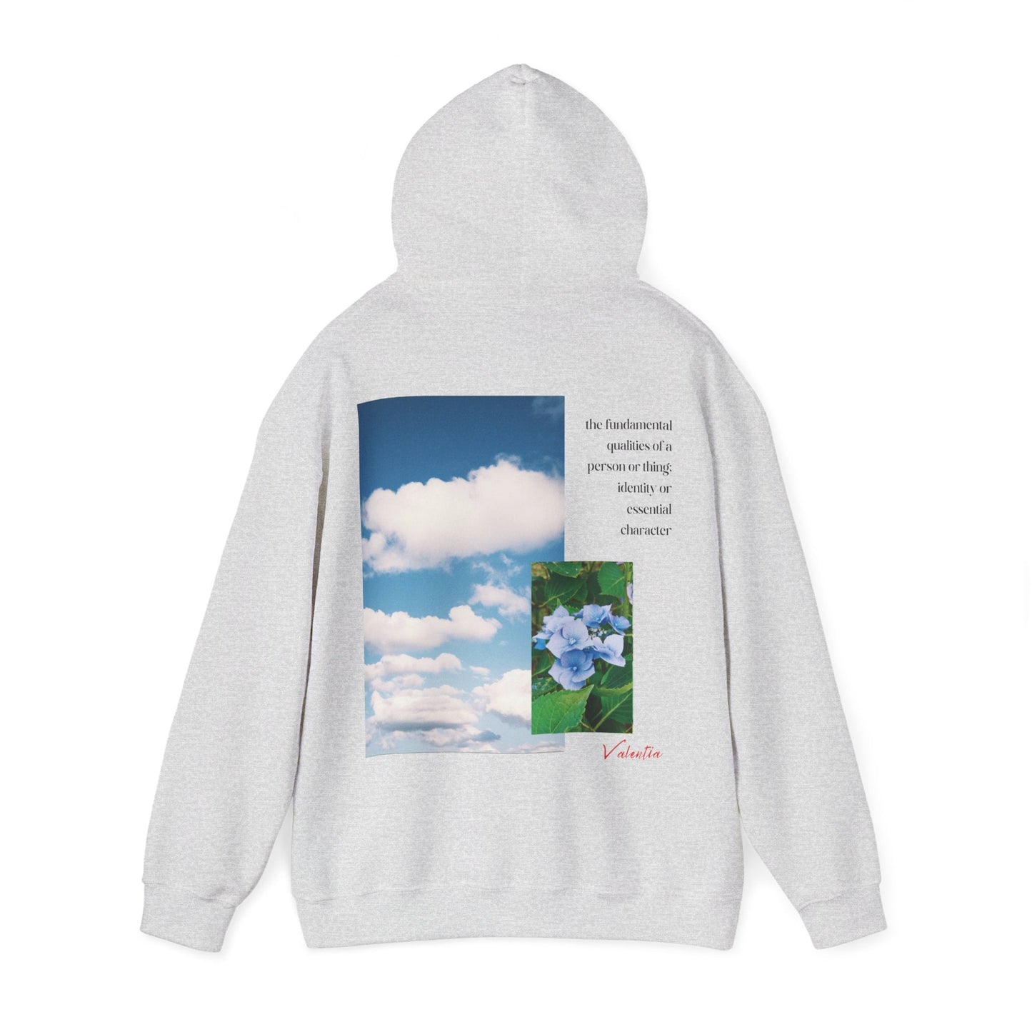 NATURA HOODIE (Grey) - ValentiaClothingMy StoreValentia