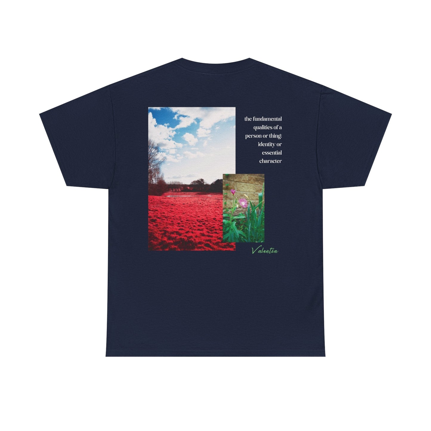 NATURA T - SHIRTS (NAVY) - ValentiaClothingMy StoreValentia