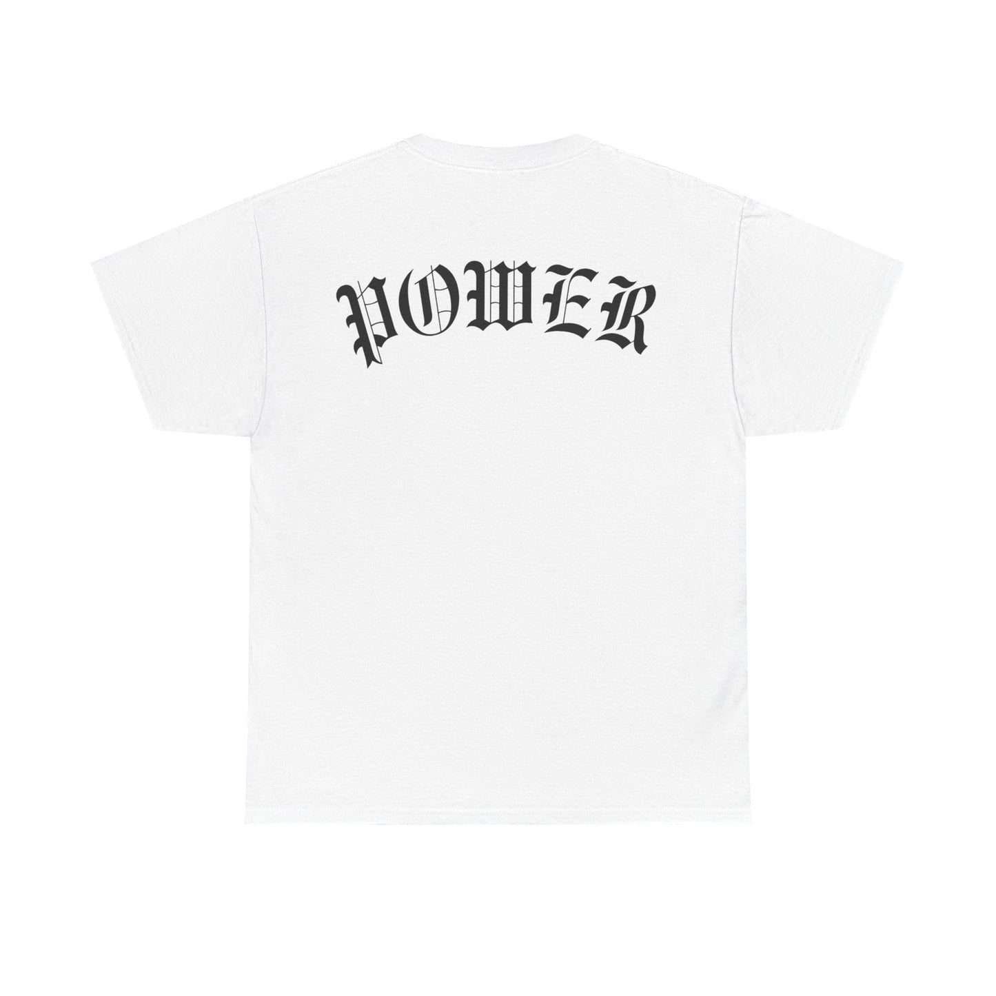 POWER T - SHIRT (WHITE) - ValentiaClothingMy StoreValentia