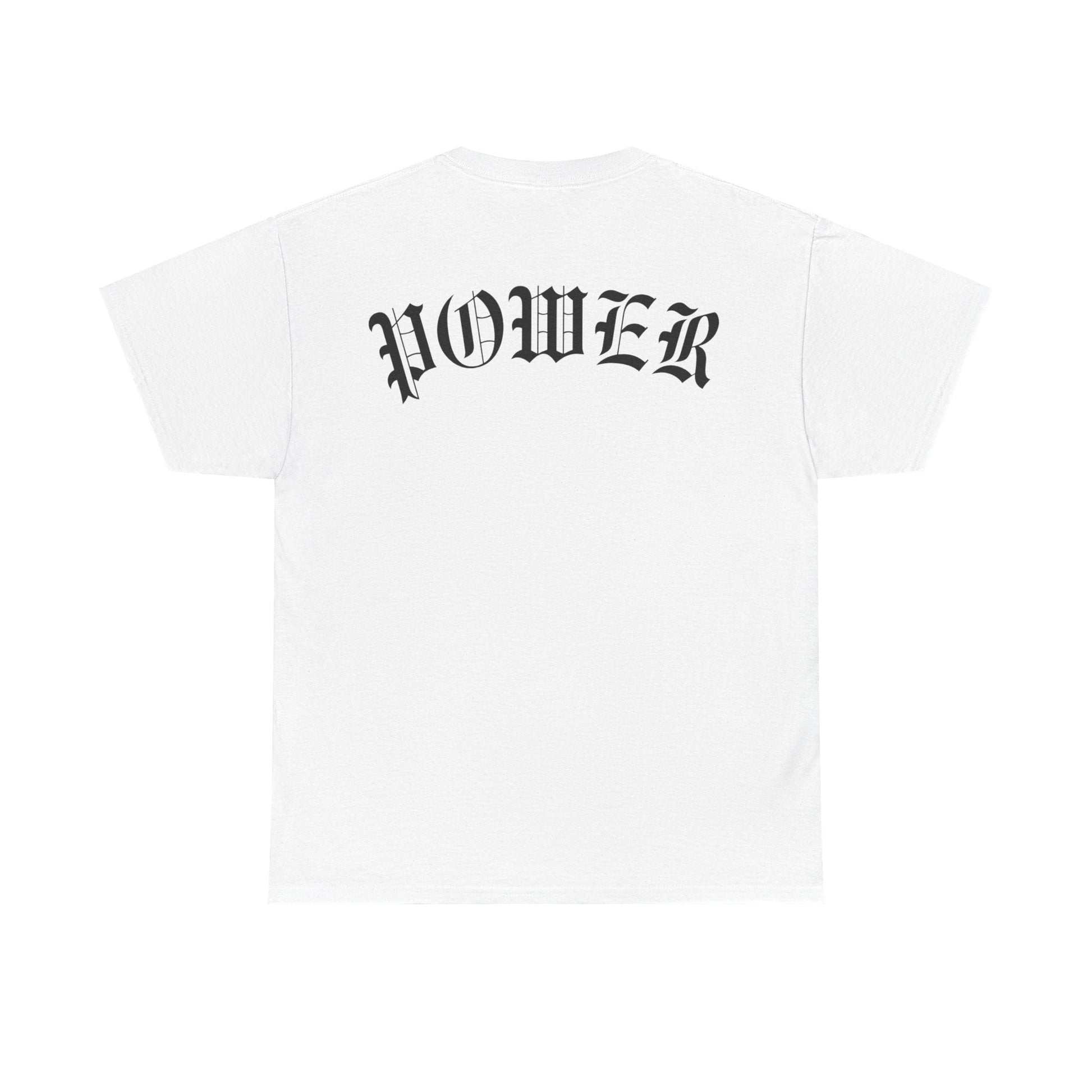 POWER T - SHIRT (WHITE) - ValentiaClothingMy StoreValentia