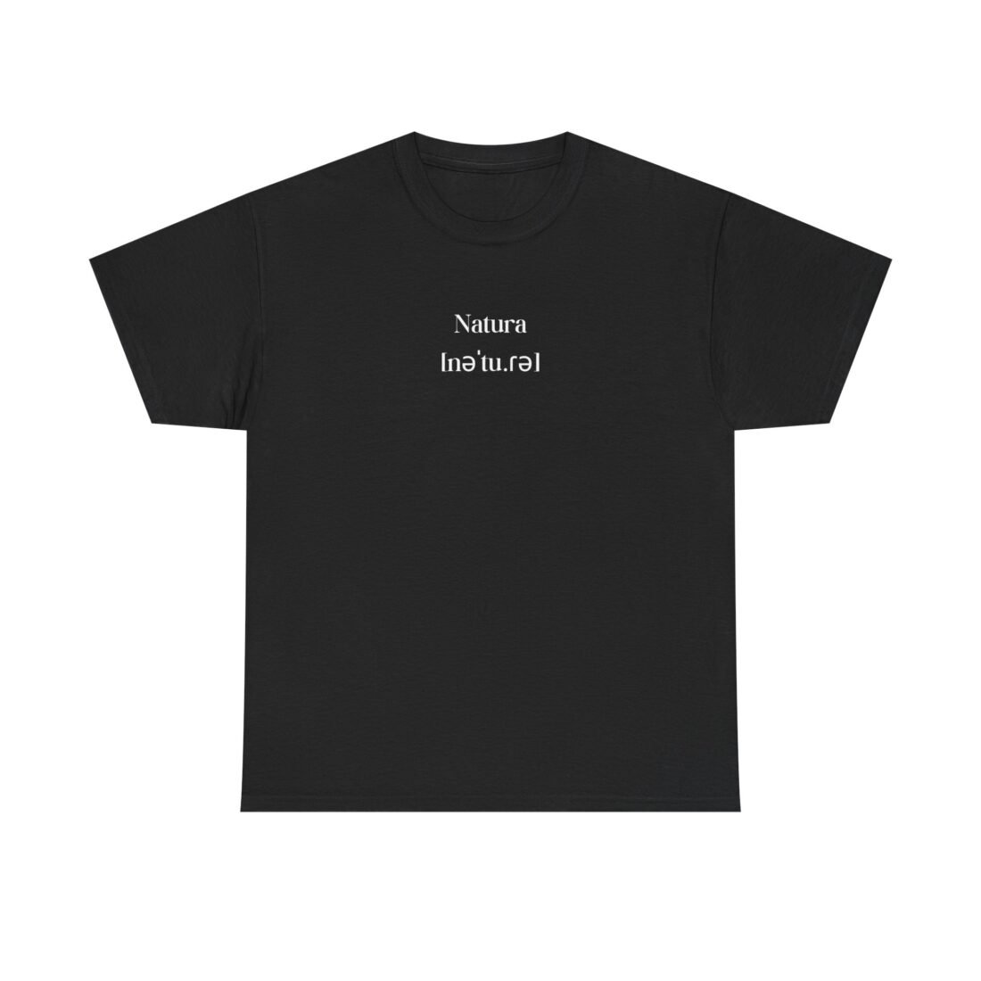 Unisex Black Printed T-Shirt