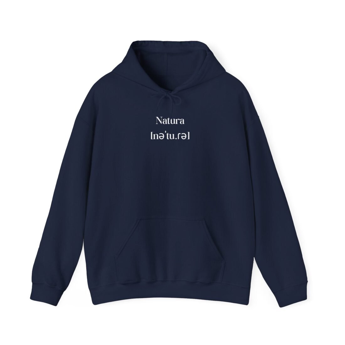 Unisex Natura Navy Hoodie