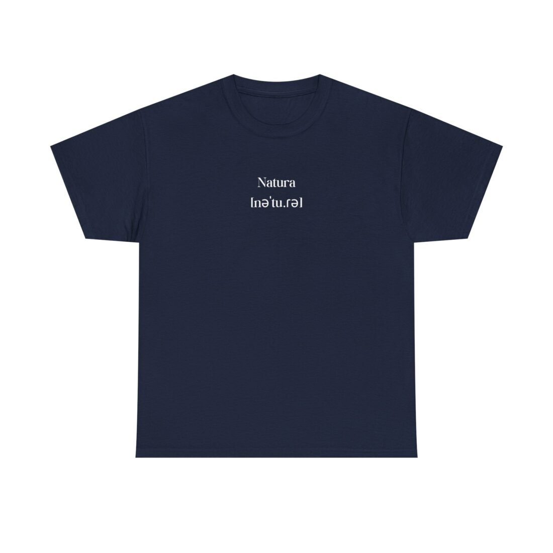 Unisex Navy Printed T-Shirt