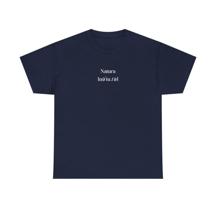 Unisex Navy Printed T-Shirt
