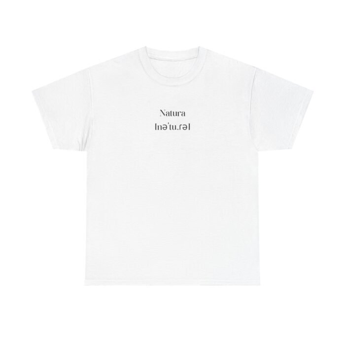 Unisex White Printed T-Shirt