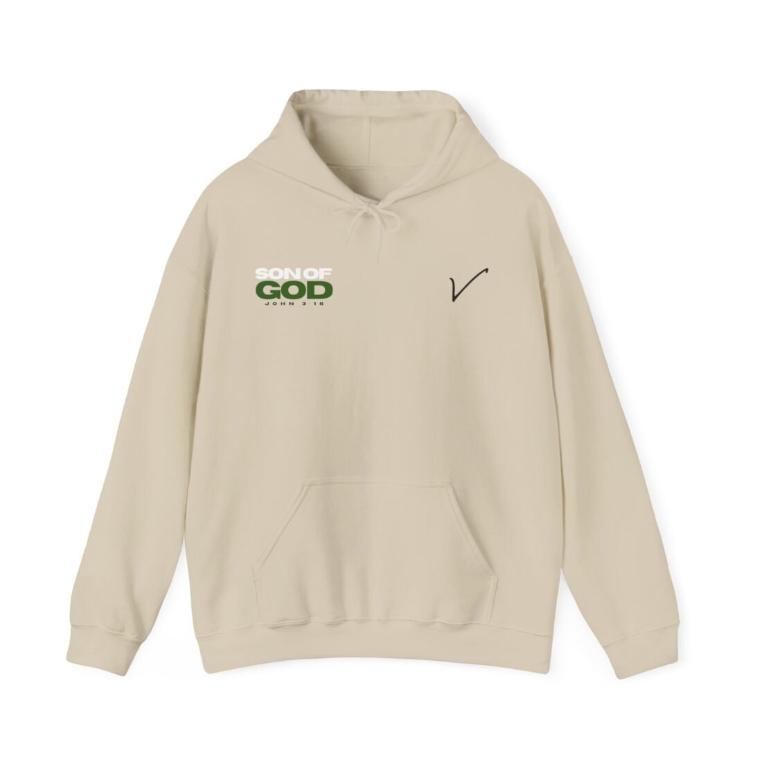 Unisex Son of God Beige Hoodie