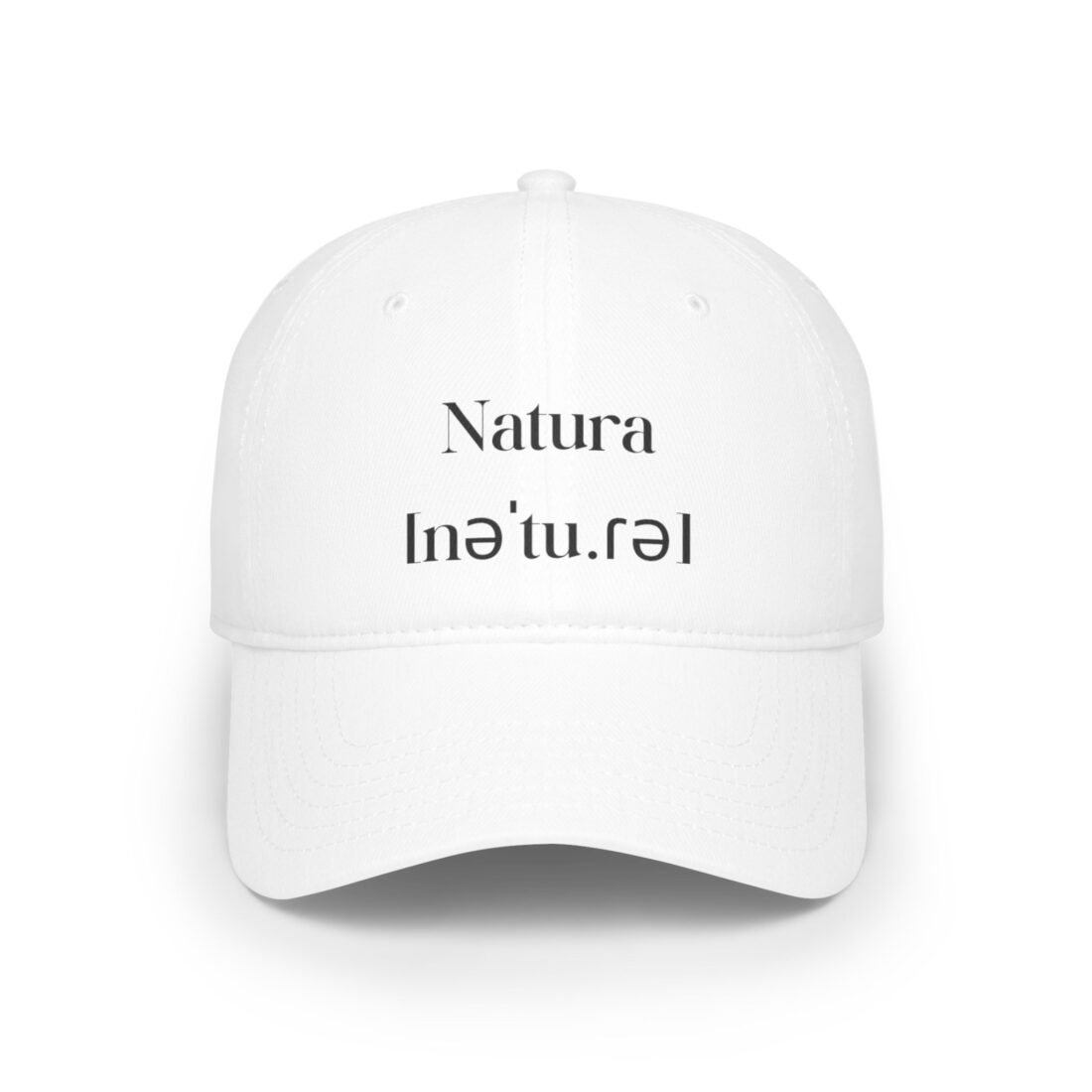 Natura Unisex White Cap