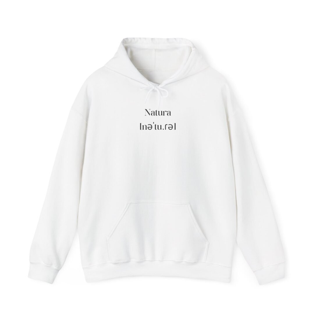 Unisex Nature White Hoodie