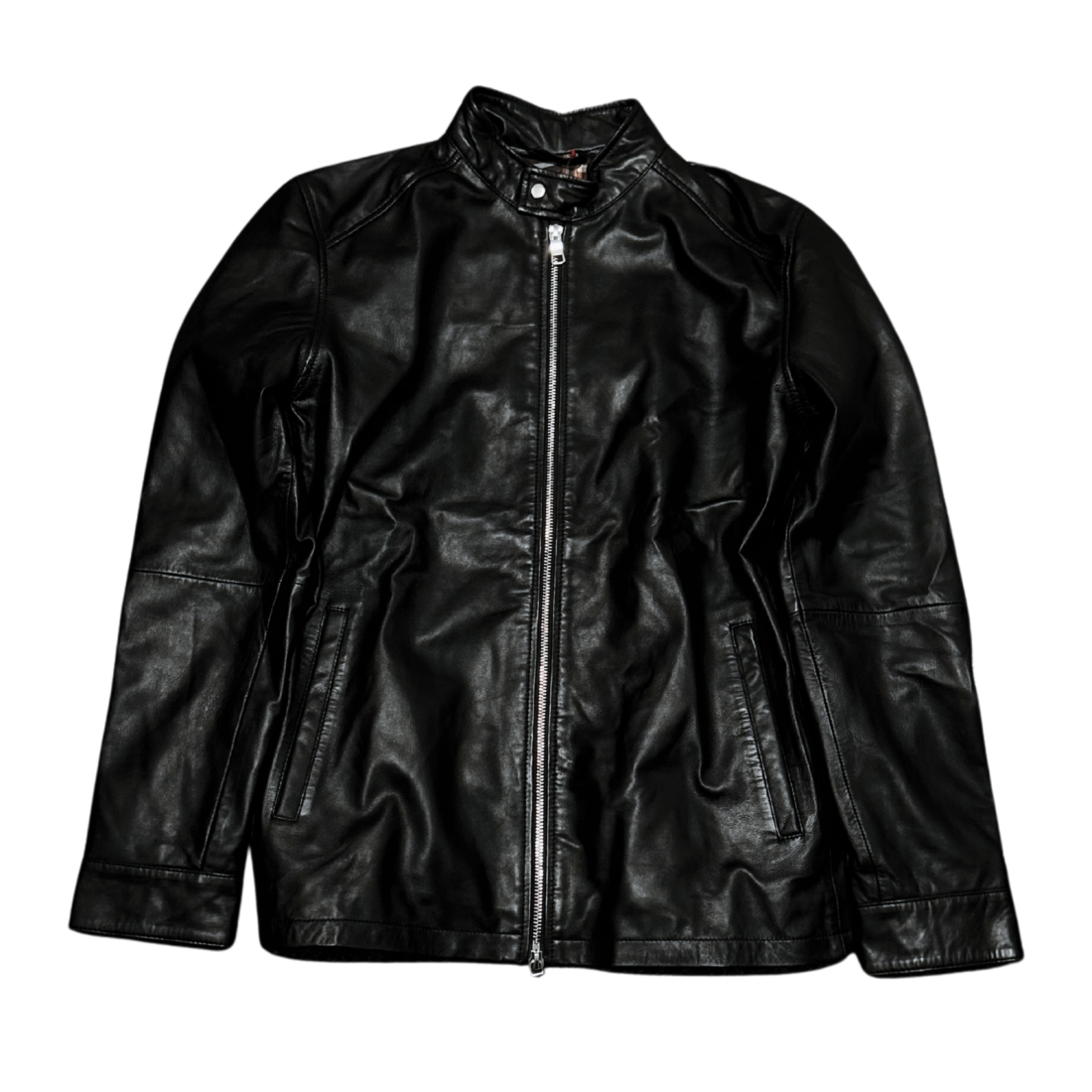 Women's black leather Jacket